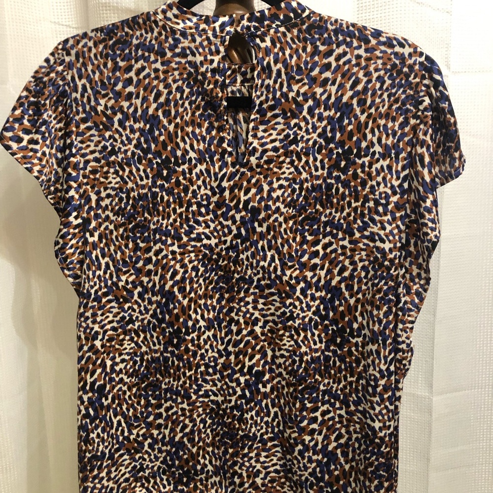 LC Lauren Conrad Brown Moto Jacket and Nine West Blouse. - Picture 11 of 11